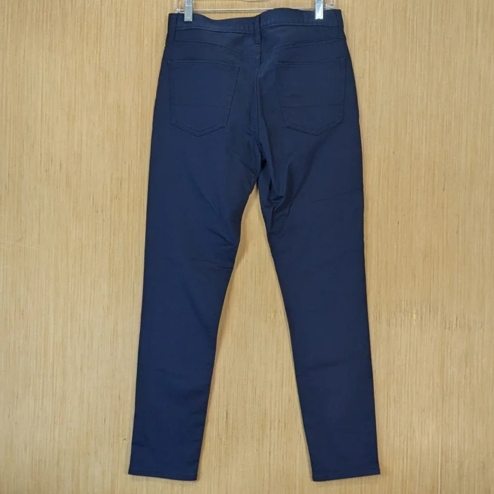 Banana Republic Mens Travel Jean 30x32 Athletic Fit Navy Blue Stretch Denim Pant